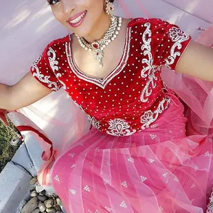 My lehenga from Roopam