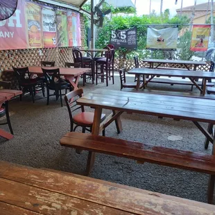 Outside seating area