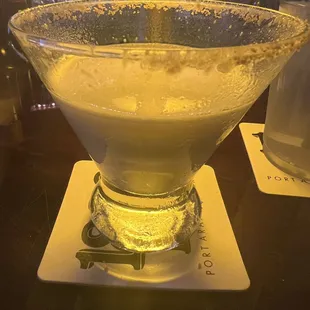 Key Lime Martini (half done) nice graham cracker crust