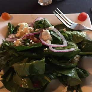 Warm Spinach Salad