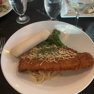 Parmesan Crusted Flounder