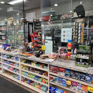 the inside of a grocery store