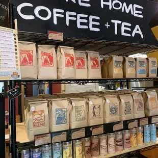Take home coffee &amp; tea