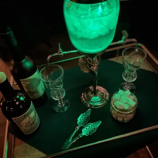 Green fairy Absinthe experience.