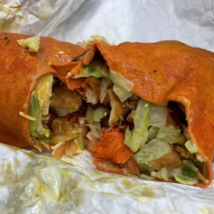Crispy chicken wrap 6.5/10
