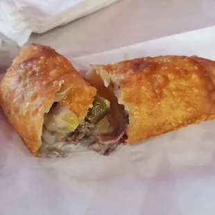 Italian Beef egg rolls