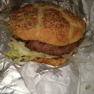 Mushroom burger, SO good and big too