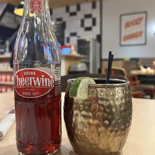 Mayberry Mule - Cheerwine, Marz Vodka, Lime