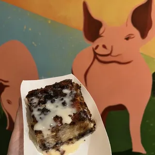 CHOCOLATE CHIP BREAD PUDDING