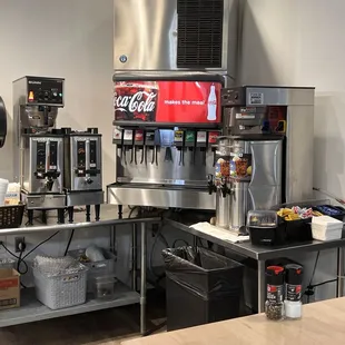 Drink service within reach