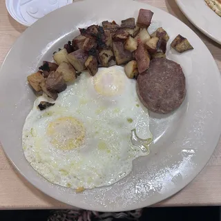 Senior Pancake and Egg Combo