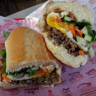 Chopped Ribeye Banh Mi