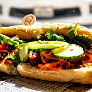 Chopped Ribeye Banh Mi IG @Bitehouston