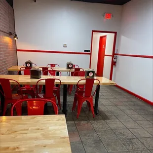 Back dining and restroom area