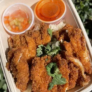 The Cutlet -- just ok. Chicken pieces are kinda thin