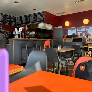 Seating area inside
