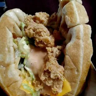 R2G Chicken Waffle Wrap