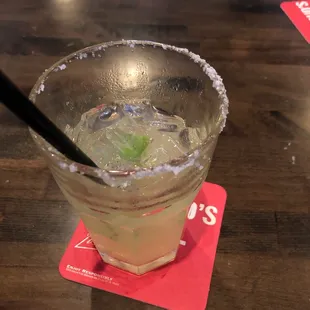 Margarita on the rocks, go weekend go!