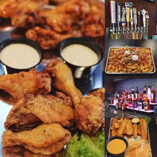 a variety of food items