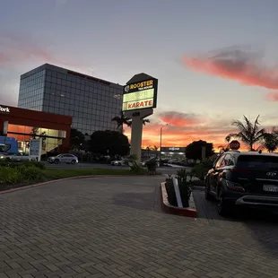 Signage for Rooster Tea House