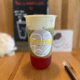 Strawberry matcha
