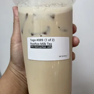 Rooroo milk tea, so delicious