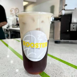 Classic milk tea with oat milk. Highly recommend!