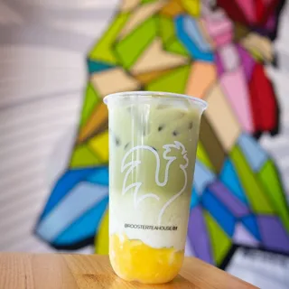 Mango Matcha latte 24oz