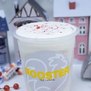 White rabbit peppermint milk tea