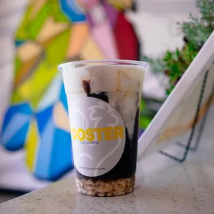 Cold Brew with sea salt foam