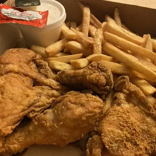 1/2 chicken.