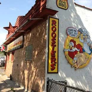 the front of the restaurant