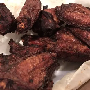 Blackened wings. 7