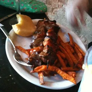 a plate of food