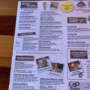 Menu 4/6 as of 16 July 2021