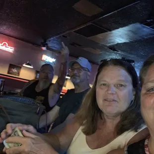 Friends having a cold beer