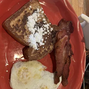 FRENCH TOAST Eggs Bacon