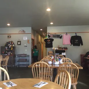Inside the restaurant