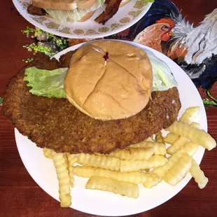 Jumbo Pork Tenderloin Sandwich