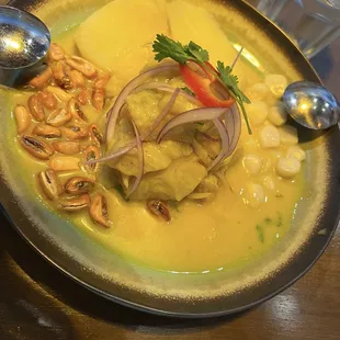 Ceviche Roosters without the seafood.