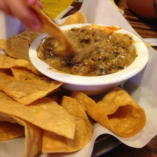 Bean & Chopped Brisket Queso