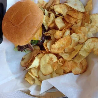 Smoked Garlic Jalapeno Bacon Cheddar Burger