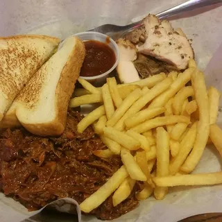 Double Meat Bbq Plate