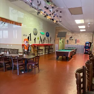 billiards and pool tables