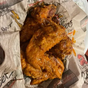 Garlic bone in wings