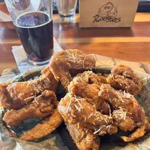 Parmesan and garlic wings