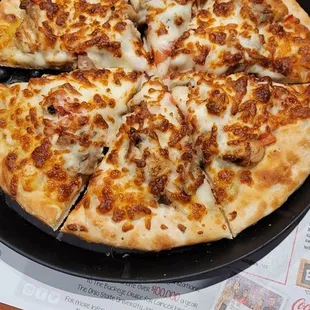 White chicken pizza