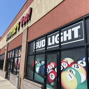 the outside of the store