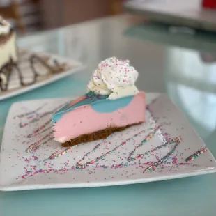 Cotton Candy Cheesecske