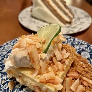 Key Lime Pie. Humming Bird Cake.